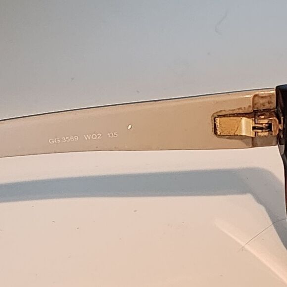 Authentic Gucci Tortoiseshell & Blue & Black Ombre Prescription Glasses Frames - Picture 16 of 16